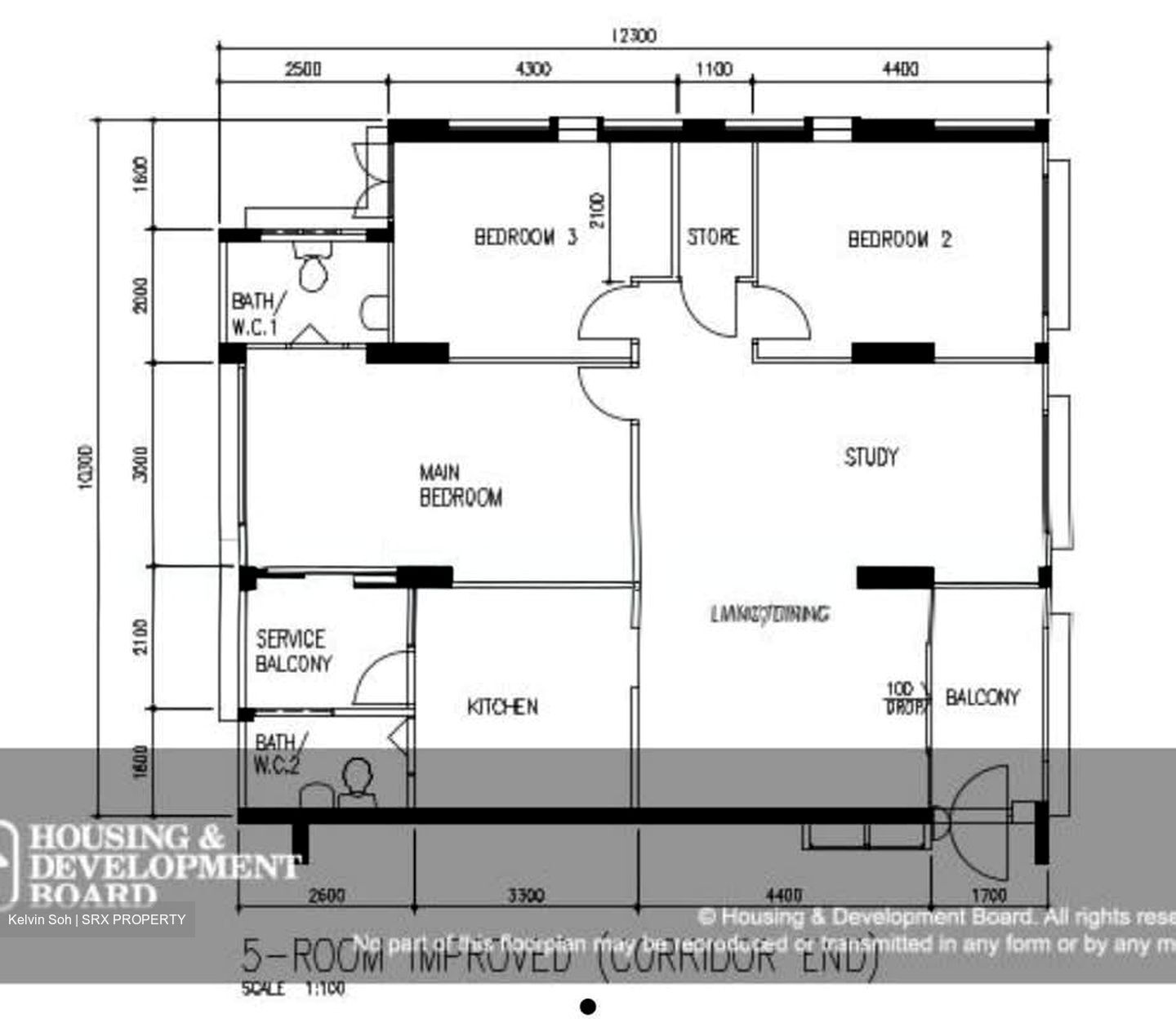 Blk 570 Hougang Street 51 (Hougang), HDB 5 Rooms #556205201